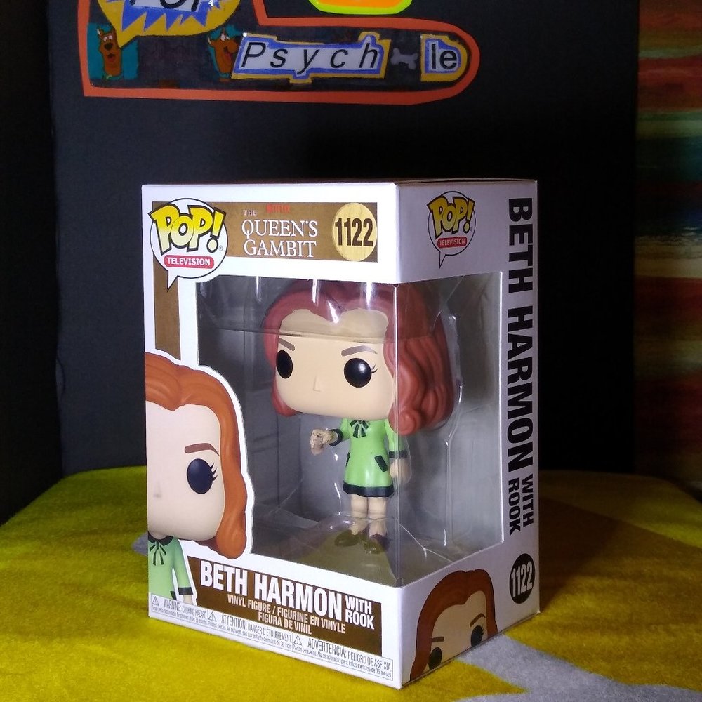 Beth Harmon w/Rook Queen's Gambit Funko Pop 1122 NIB